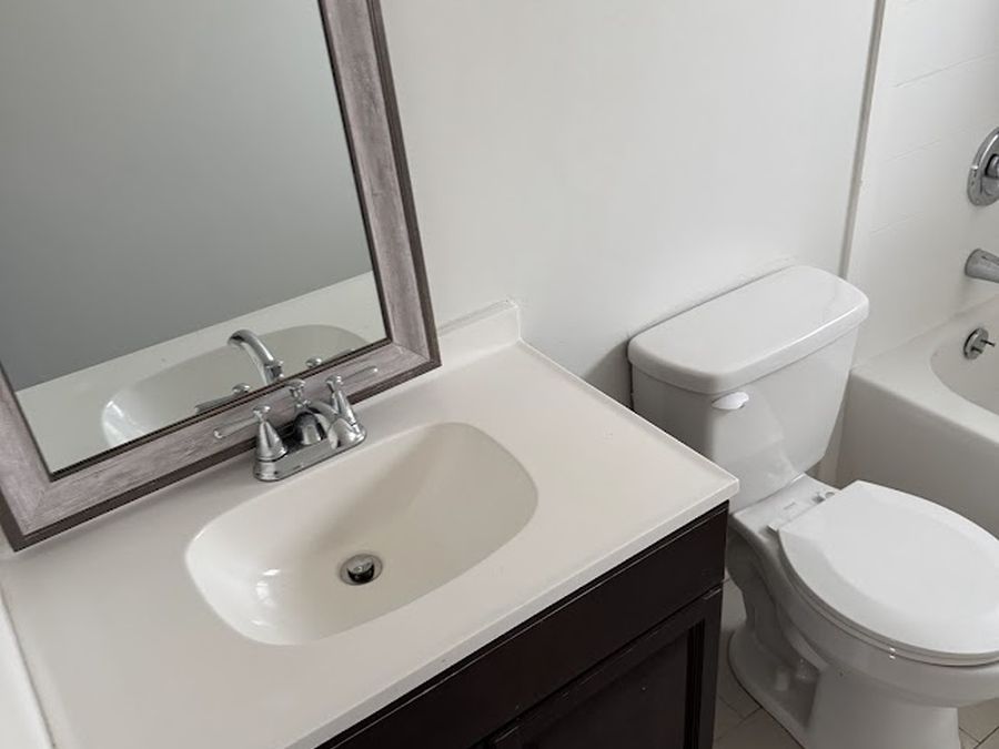 Bathroom vanity refresh - after