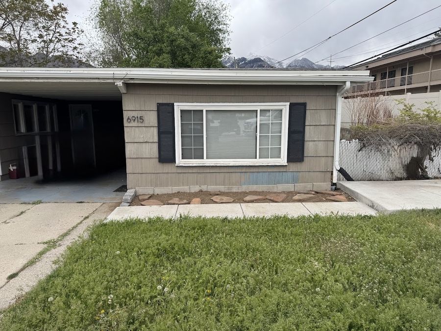 Curb appeal refresh - before
