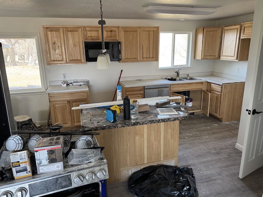 Rental kitchen refresh - before