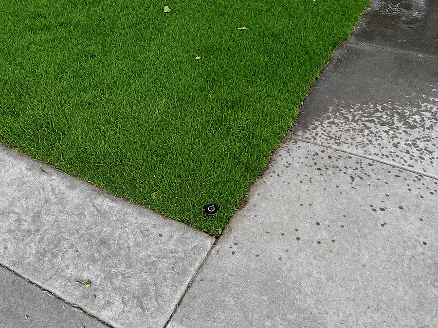 Sprinkler repair & turf - after